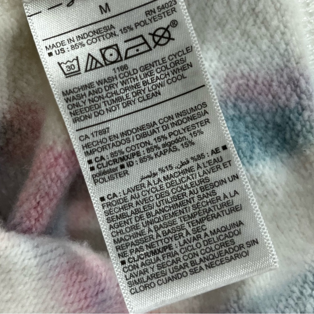 OLD NAVY CROPPED TIE DYED SWEATSHIRT - Picture 10 of 14